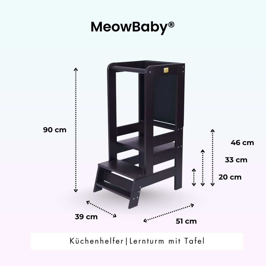 MeowBaby Lernturm/Küchenhelfer mit Tafel