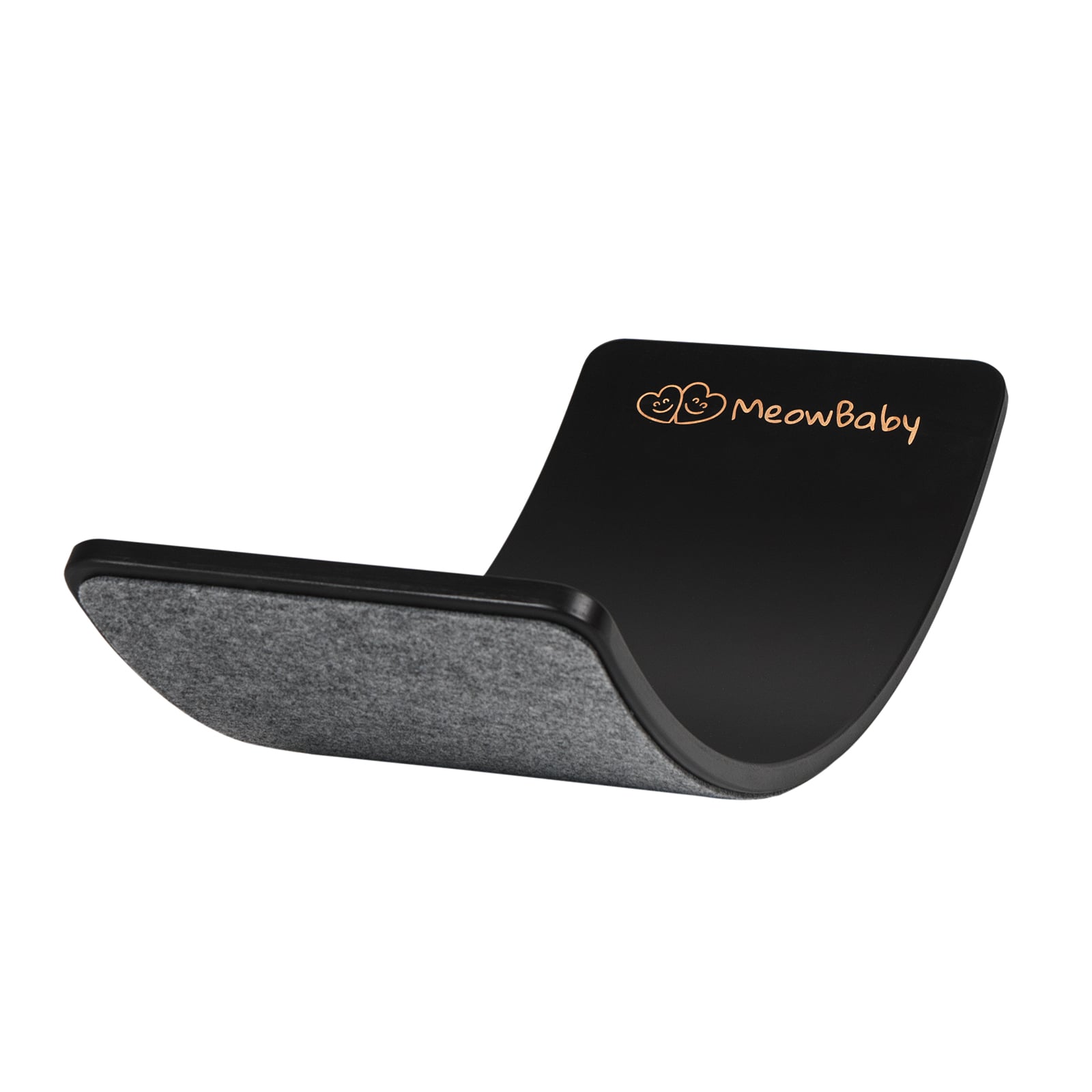 MeowBaby Balanceboard für Kinder, 80x30 cm, Filz