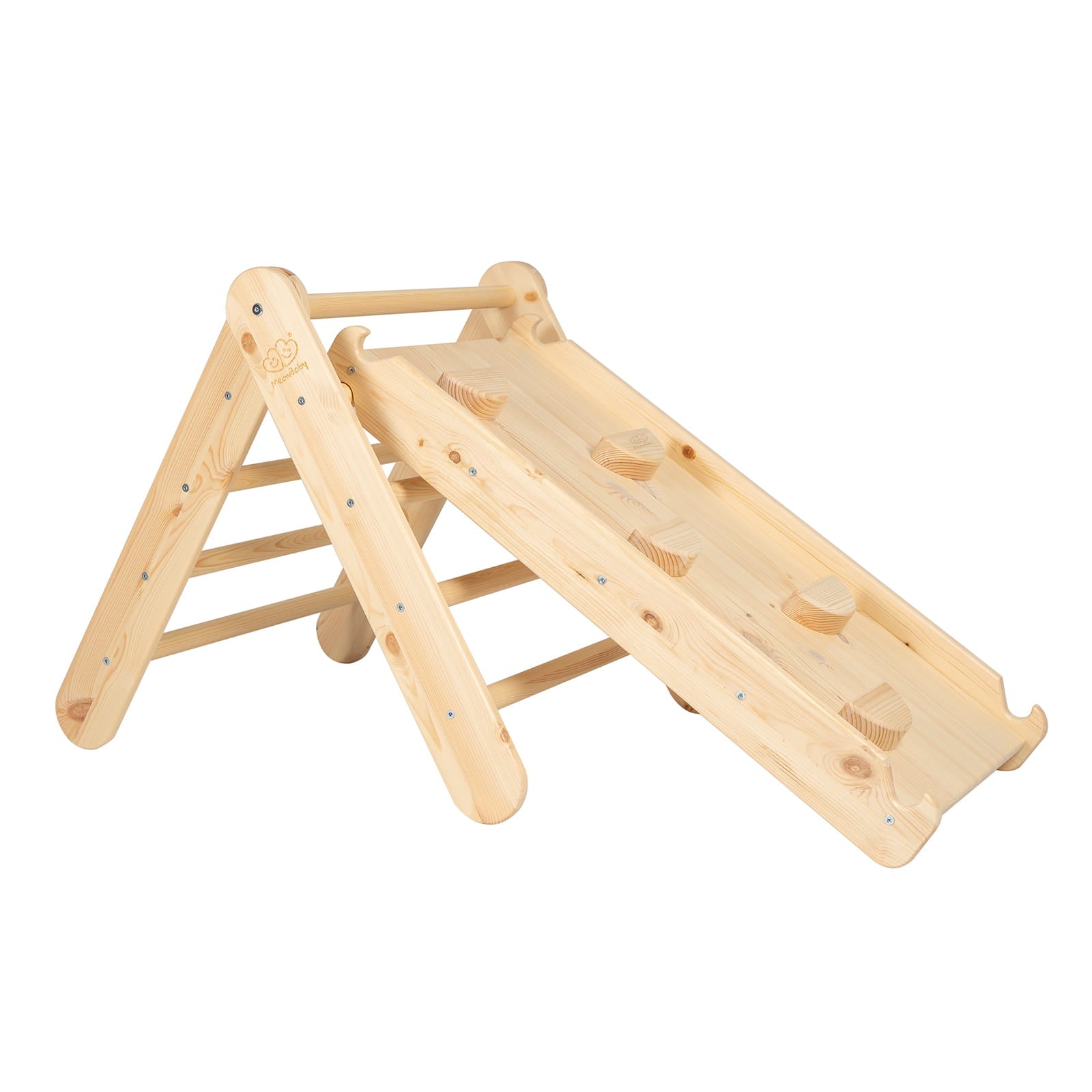 MeowBaby Rutsche/Kletterwand - Natur