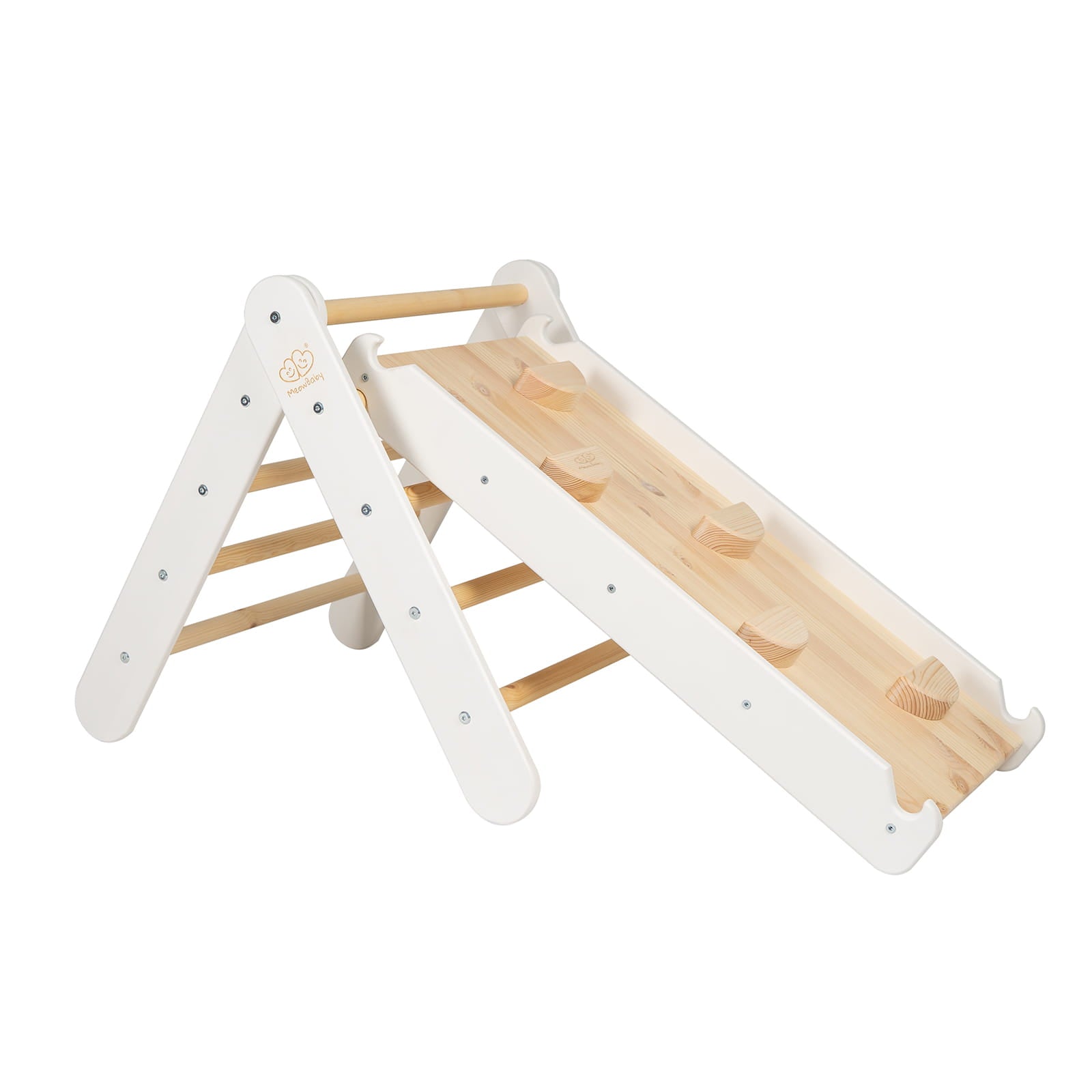 MeowBaby Slide/Climbing Wall - White