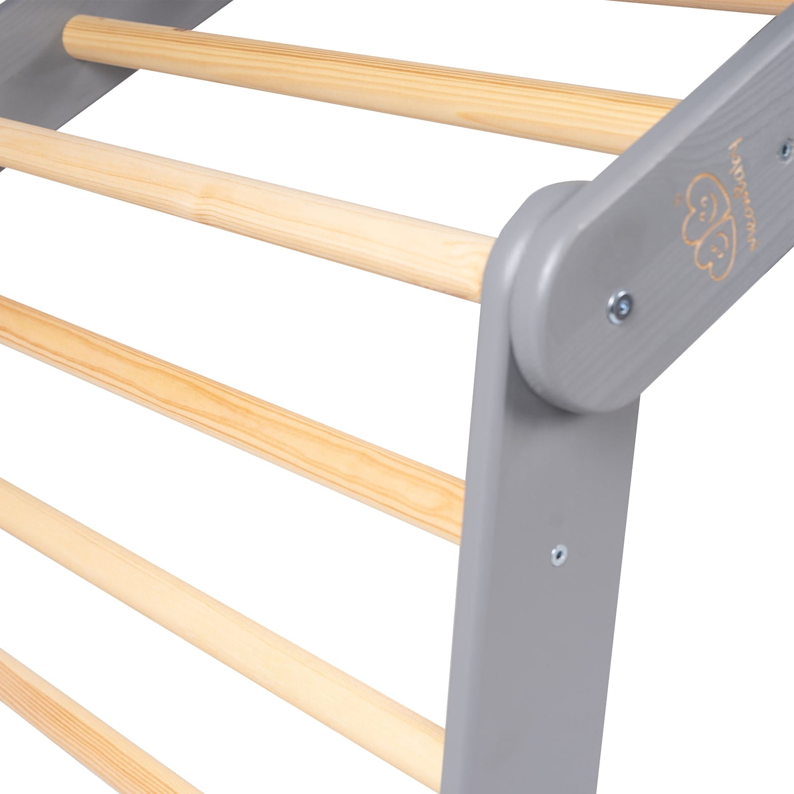 MeowBaby großes Kletterdreieck 112x61x94 cm Pikler für Kinder Montessori