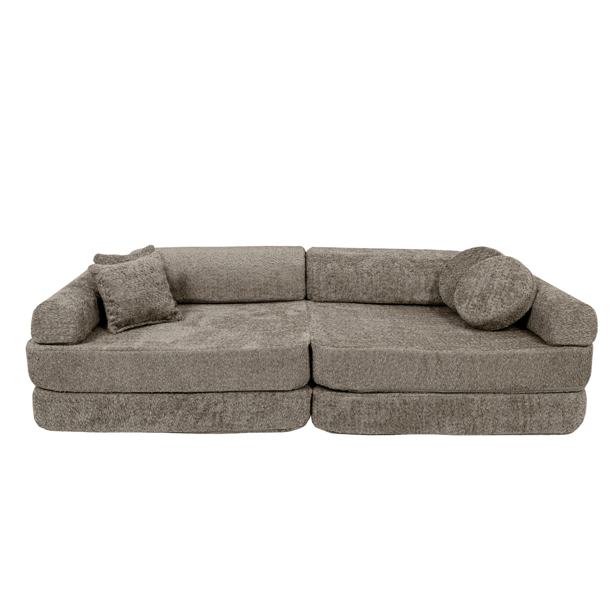 MeowBaby Play Sofa Premium Bouclé - taupe
