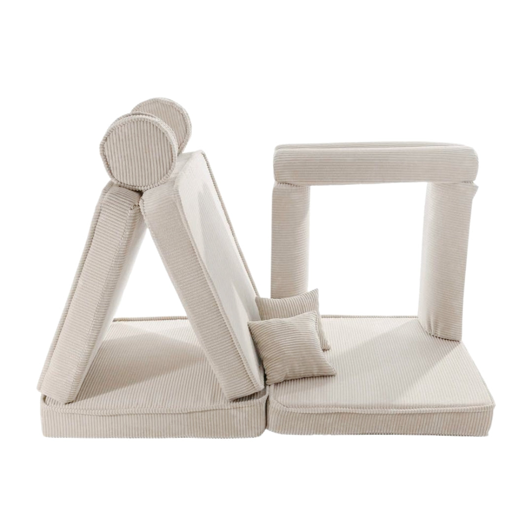 MeowBaby Spielsofa Ästhetik Cord - ecru/beige