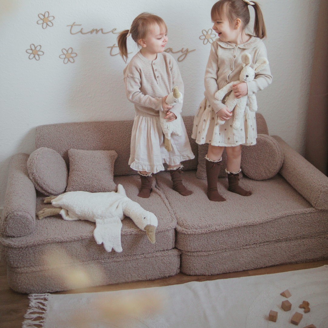 MeowBaby Spielsofa Bearly - Soft Teddy Edition