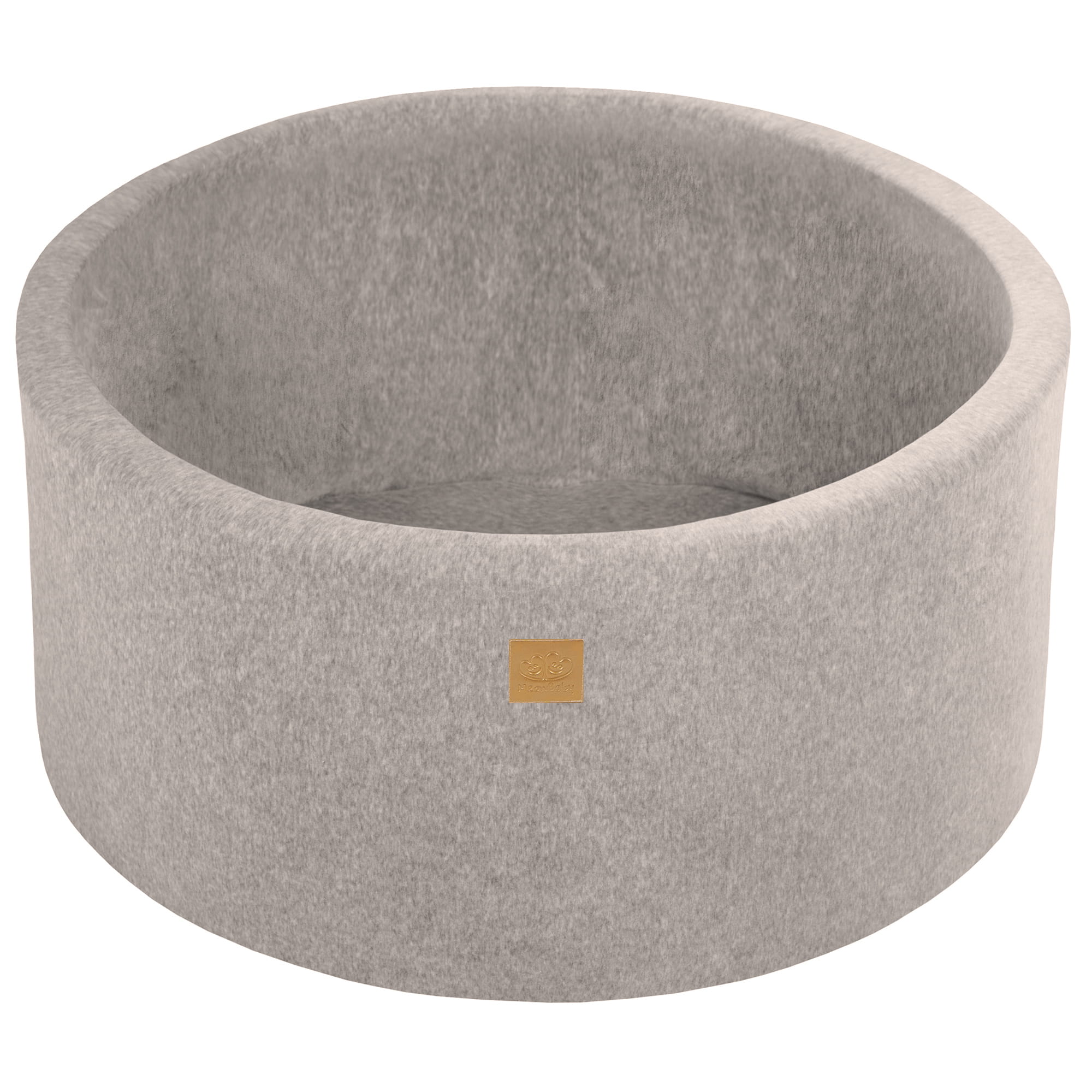 MeowBaby ball pit Velvet ecru 90x40 cm, 300 balls - custom color selection