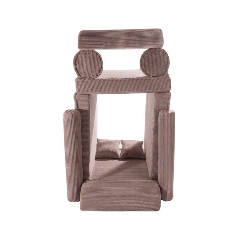 MeowBaby Spielsofa Ästhetik Cord - powder pink