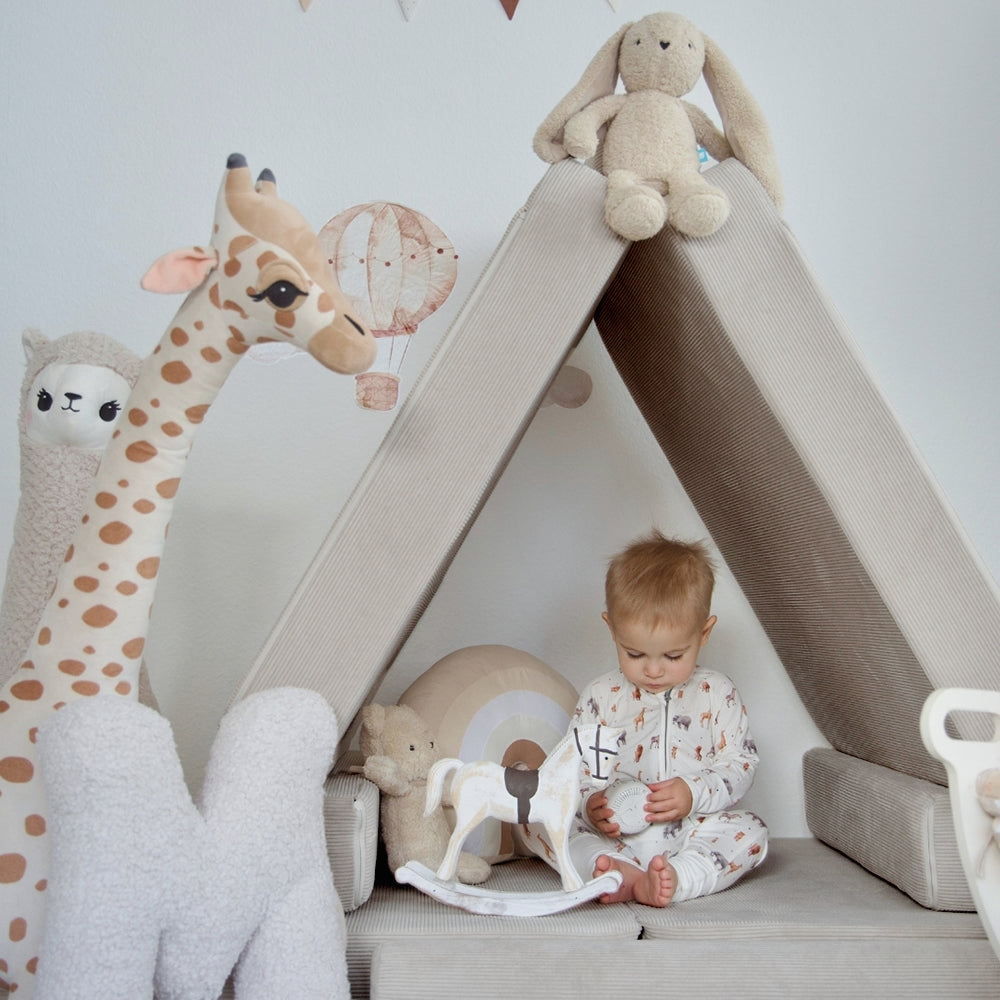 MeowBaby Play Sofa Cord Premium - beige