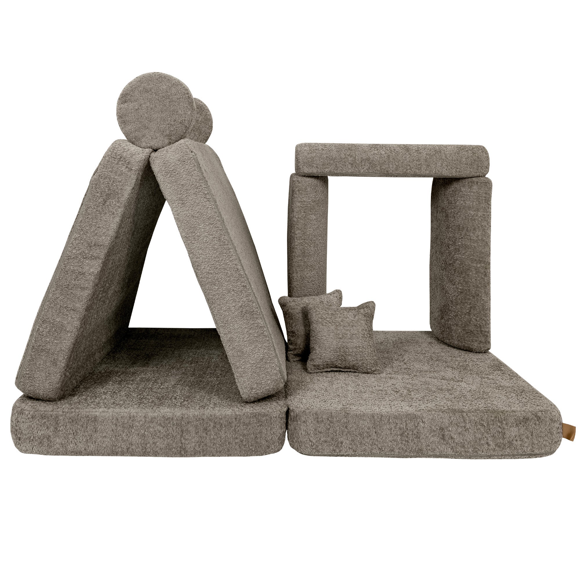MeowBaby Play Sofa Premium Bouclé - taupe