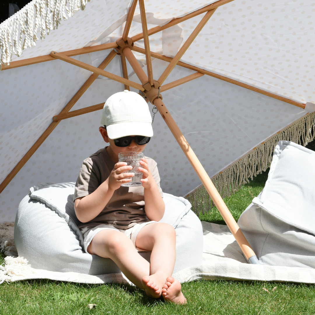 MeowBaby Outzy Sitzpouf für Kinder rund