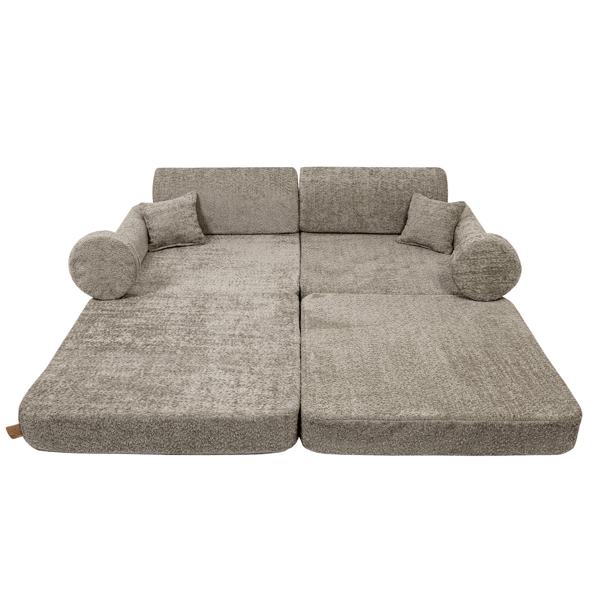 MeowBaby Play Sofa Premium Bouclé - taupe