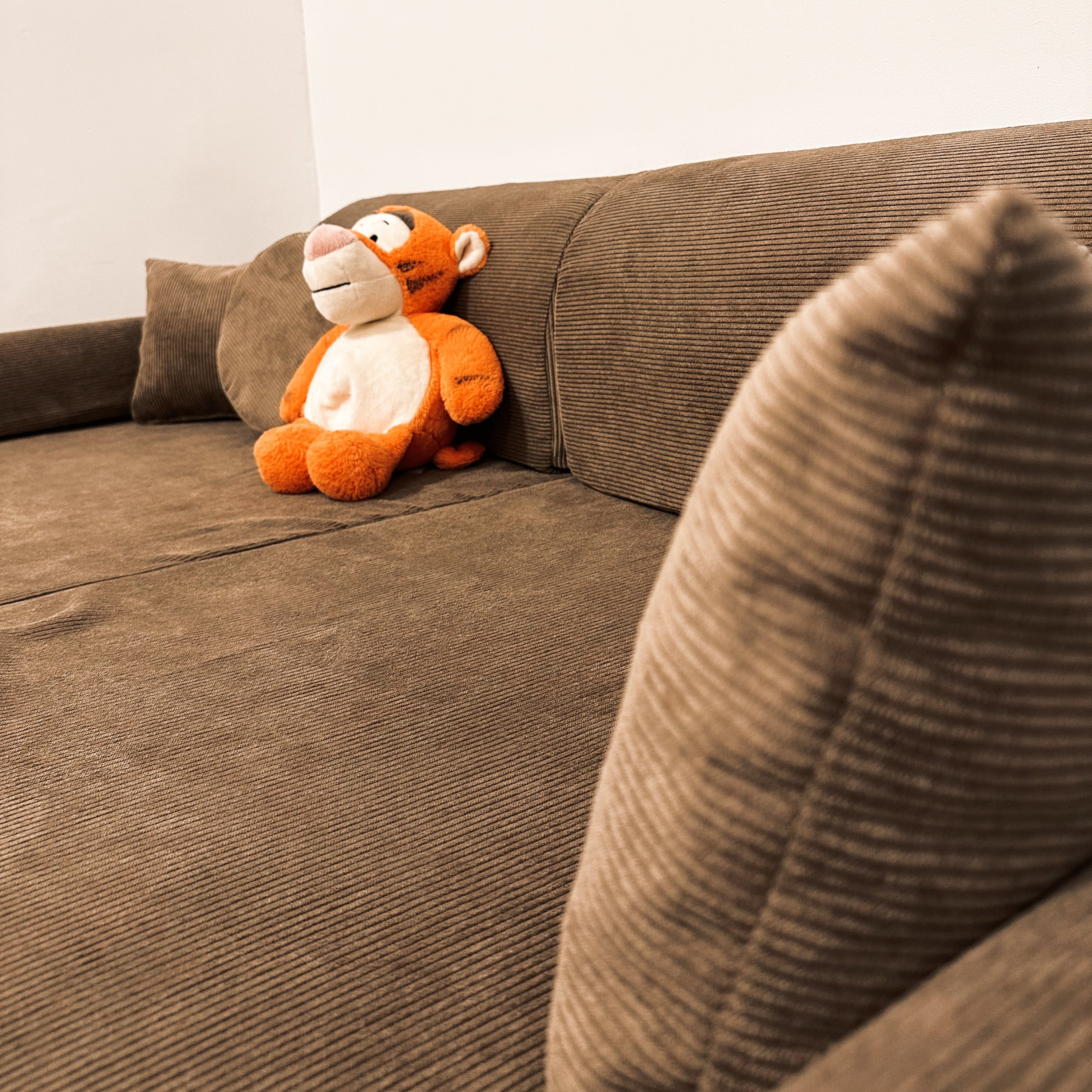 MeowBaby Play Sofa Cord Premium - brown