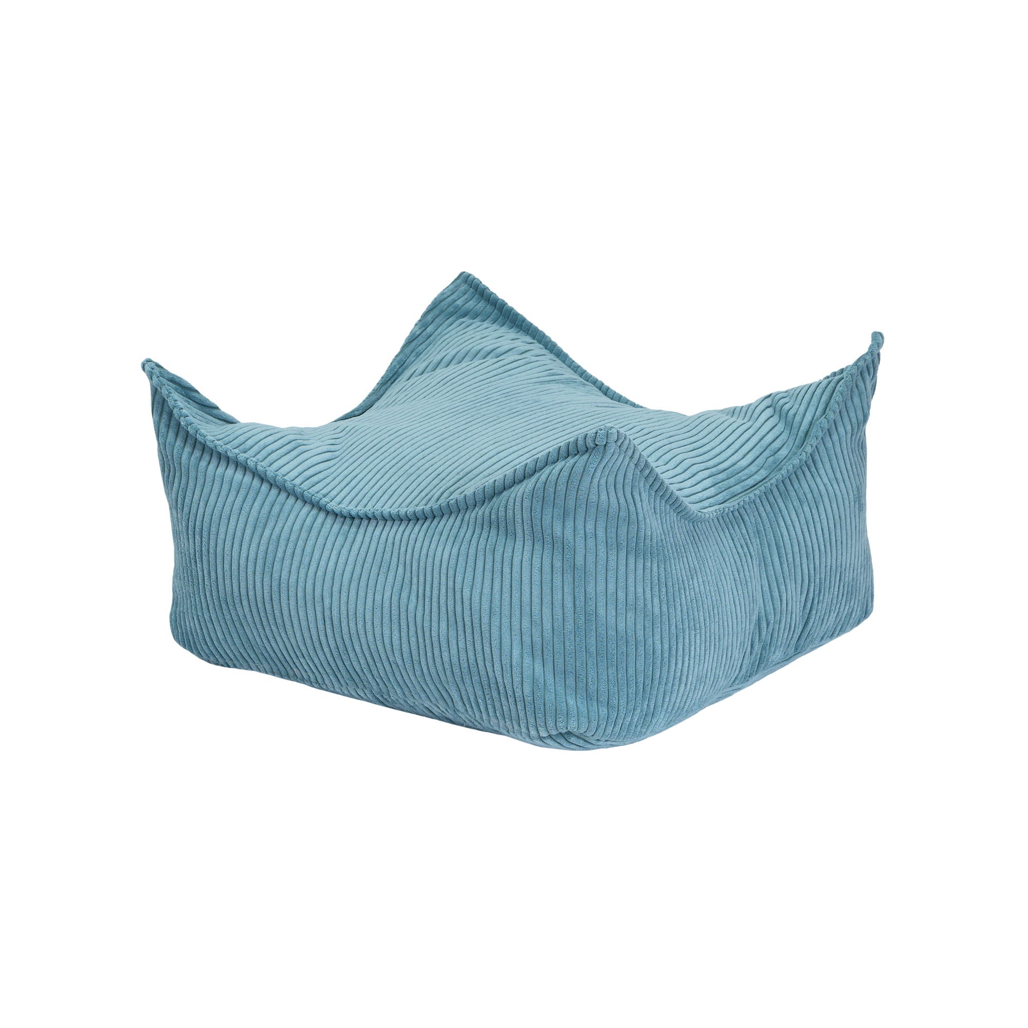 MeowBaby Sitzpouf für Kinder quadratisch Ästhetik Cord