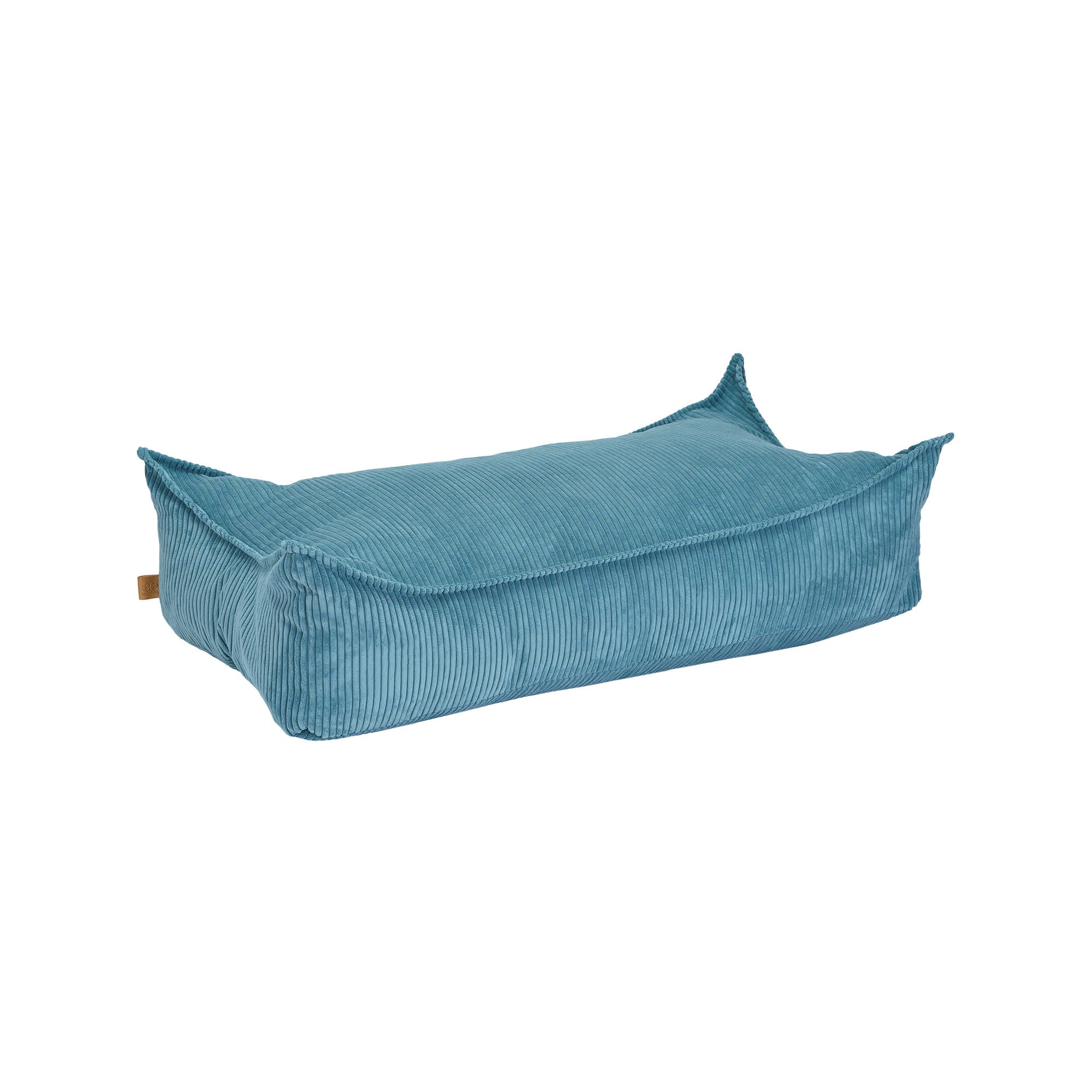 MeowBaby Sitzpouf für Kinder rechteckig Ästhetik Cord