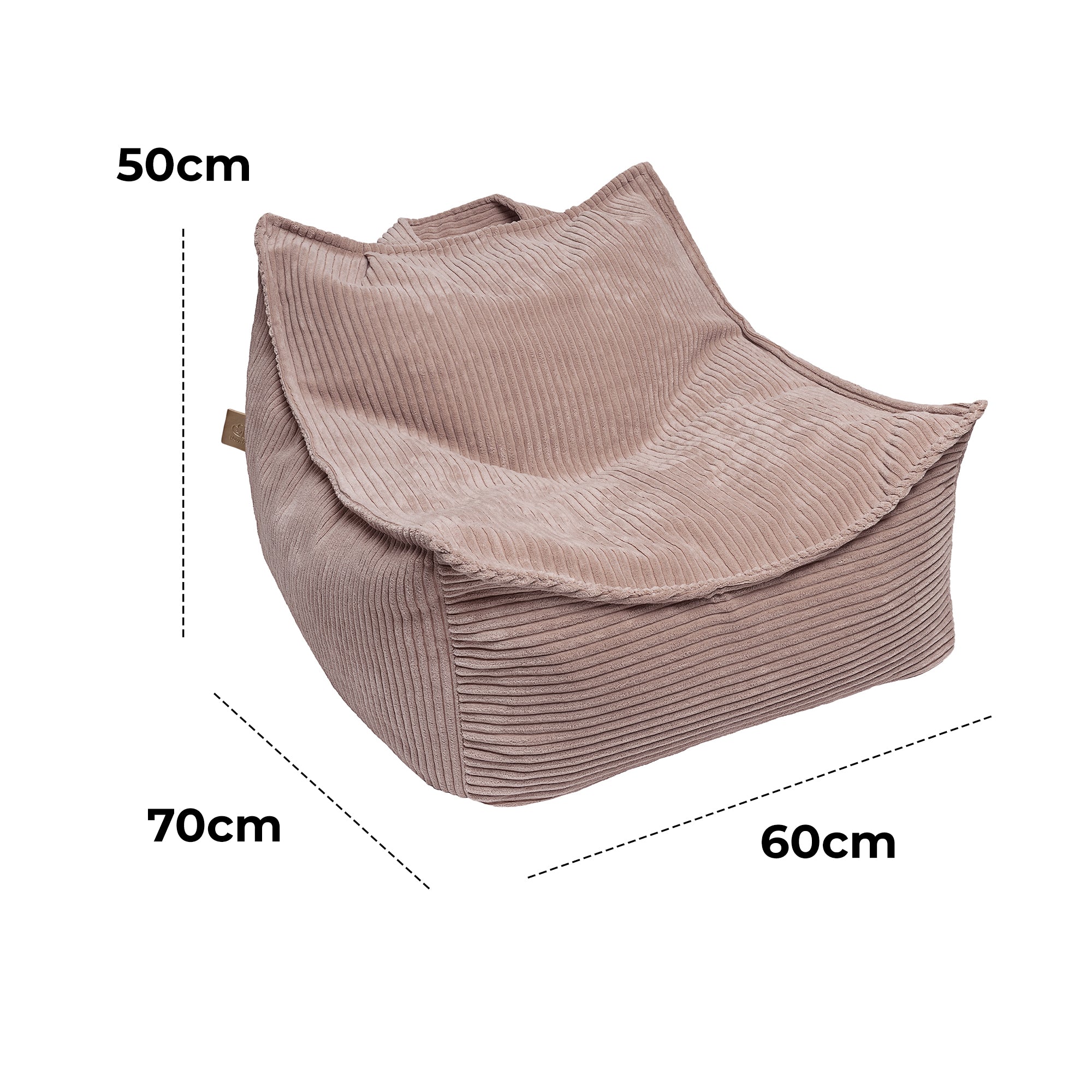 MeowBaby Sitzsack Ästhetik Cord eckig