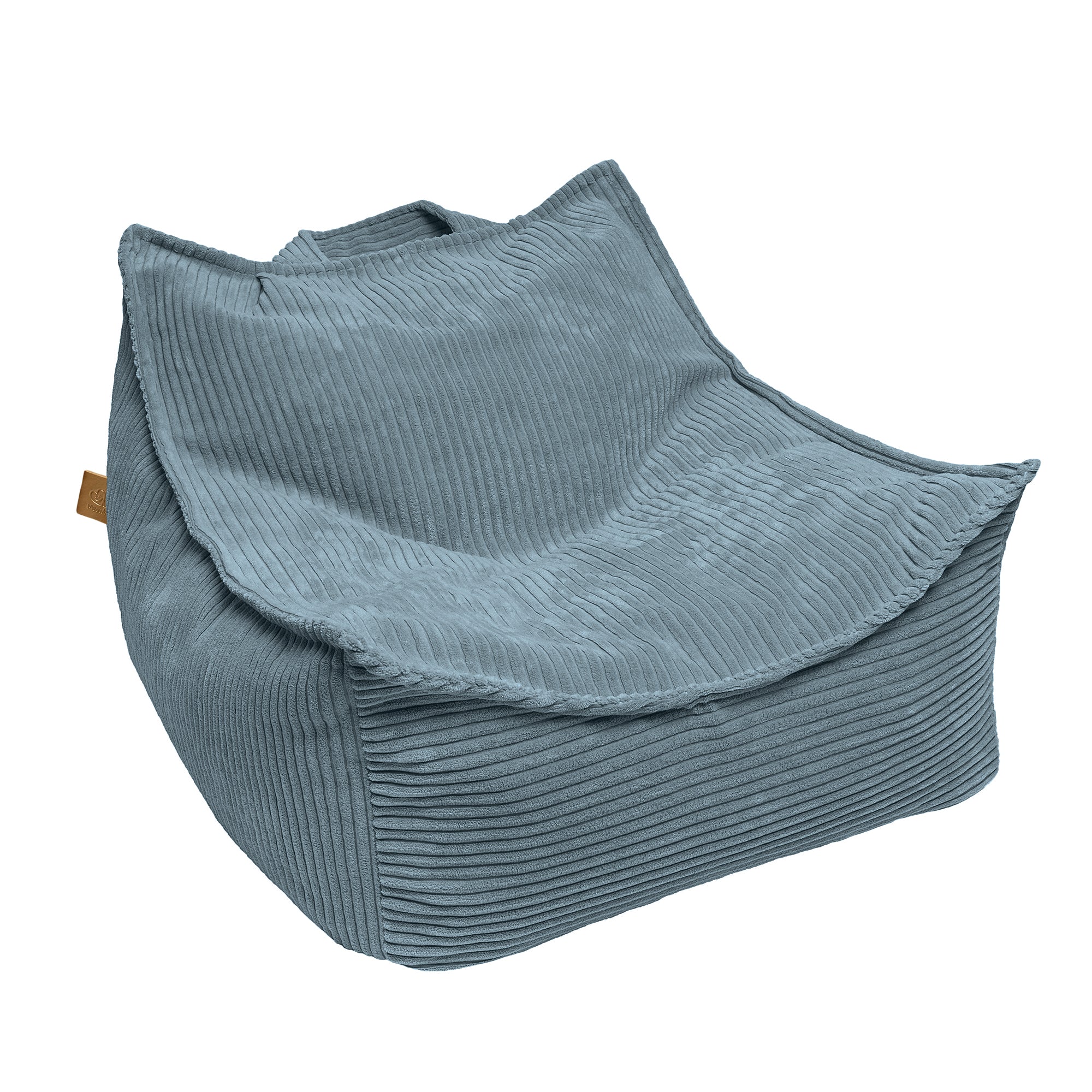 MeowBaby Beanbag Aesthetic Corduroy Square - Turquoise