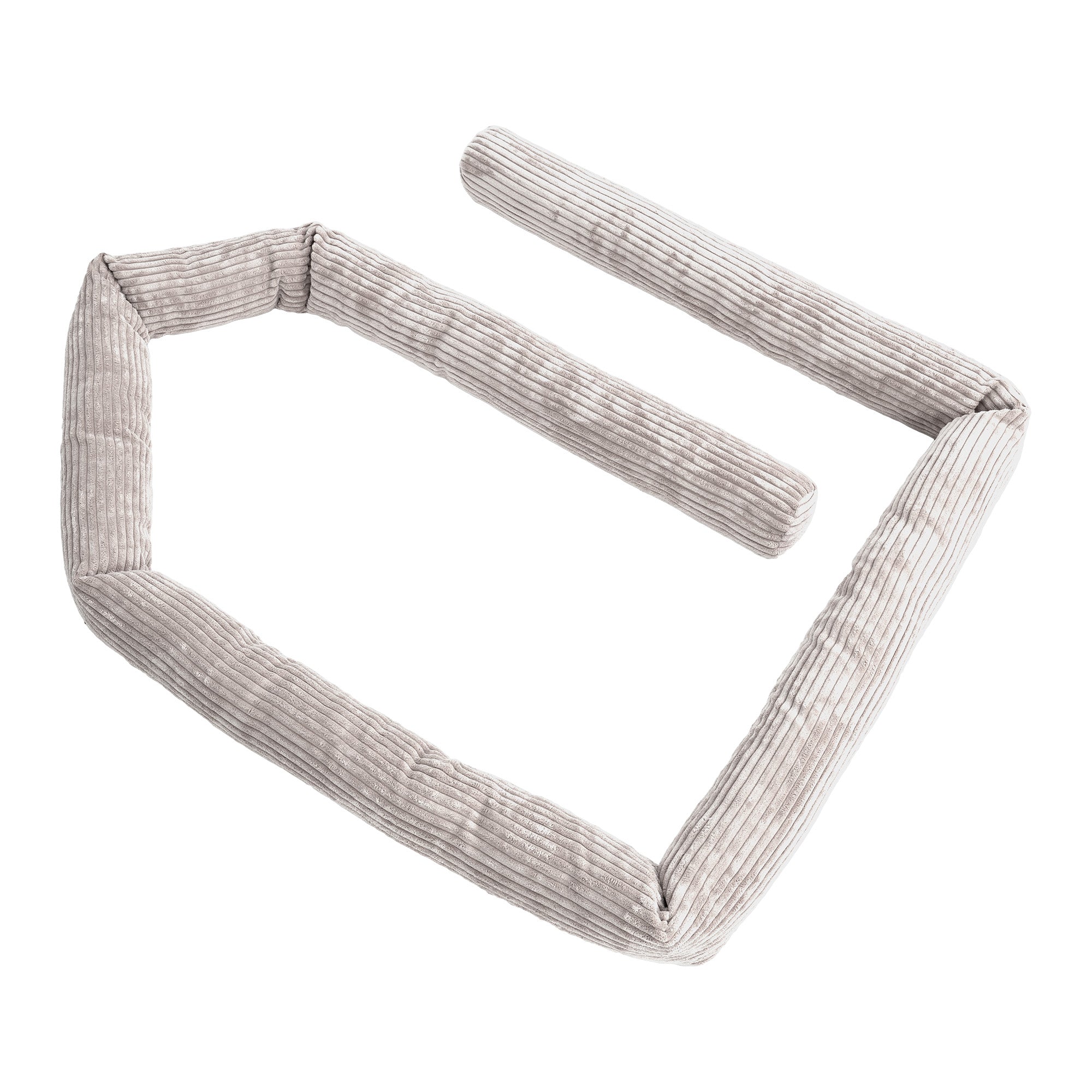 MeowBaby Bettschlange Cord, 2 m - Ästhetik ecru/beige