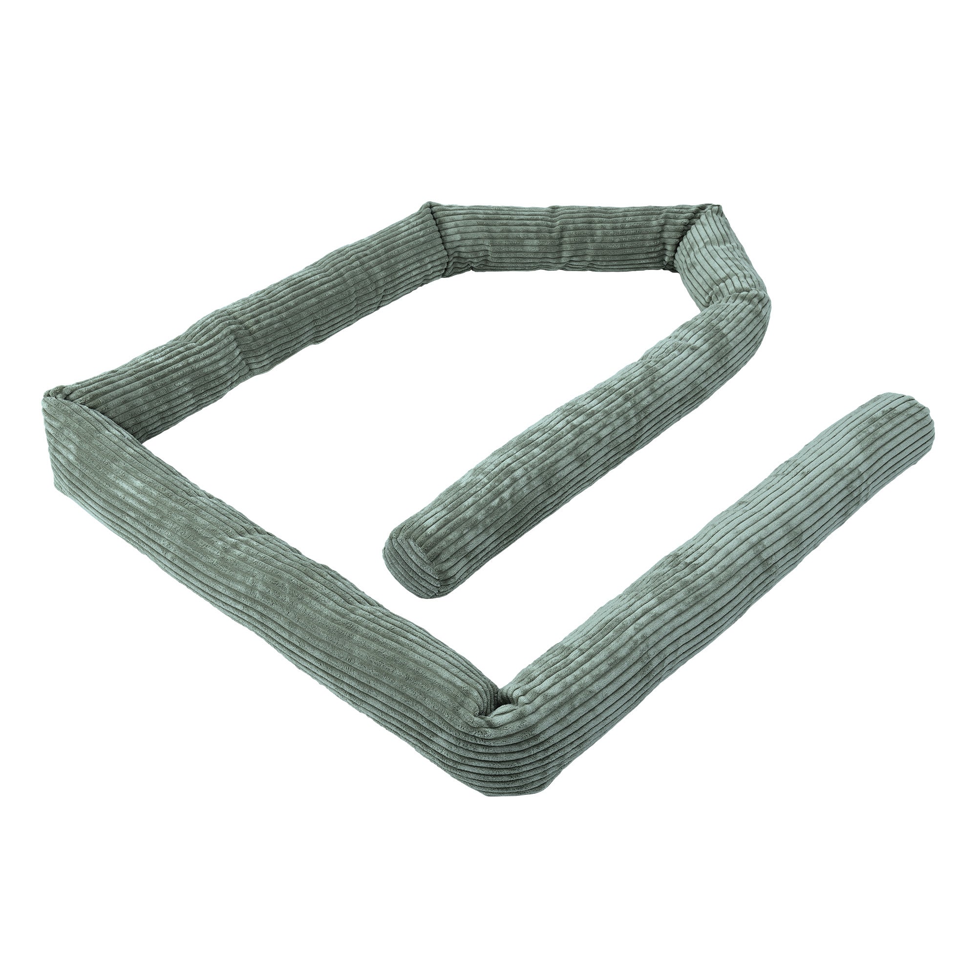 MeowBaby Bettschlange Cord, 2 m - Ästhetik olive