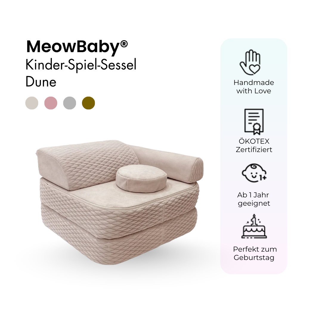 Meowbaby Kinder-Spiel-Sessel Dune