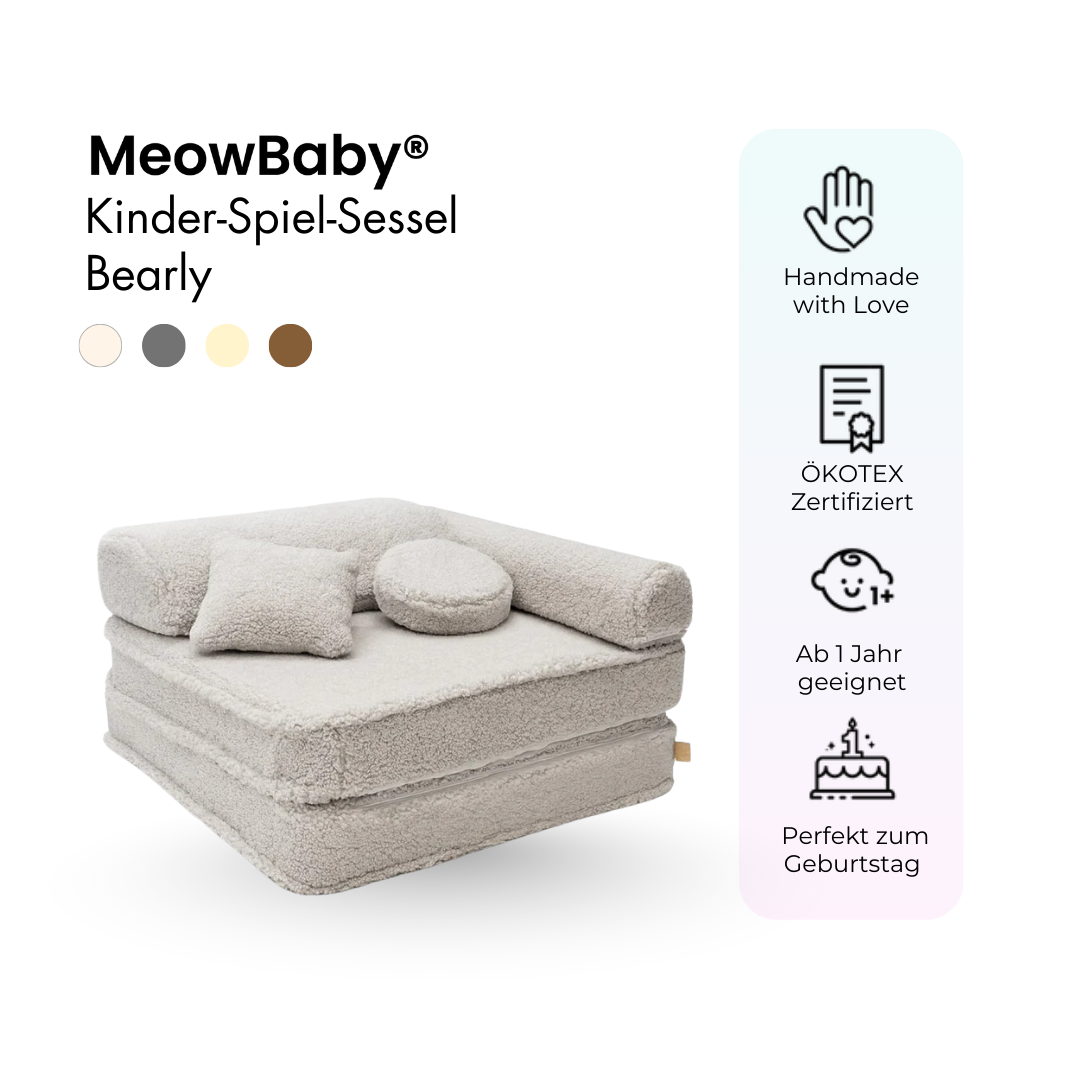 Meowbaby Kinder-Spiel-Sessel Bearly