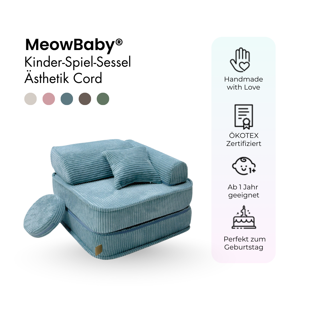 Meowbaby Kinder-Spiel-Sessel Ästhetik