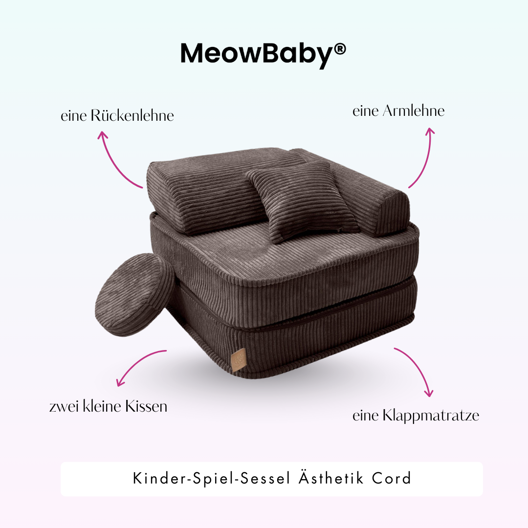 Meowbaby Kinder-Spiel-Sessel Ästhetik