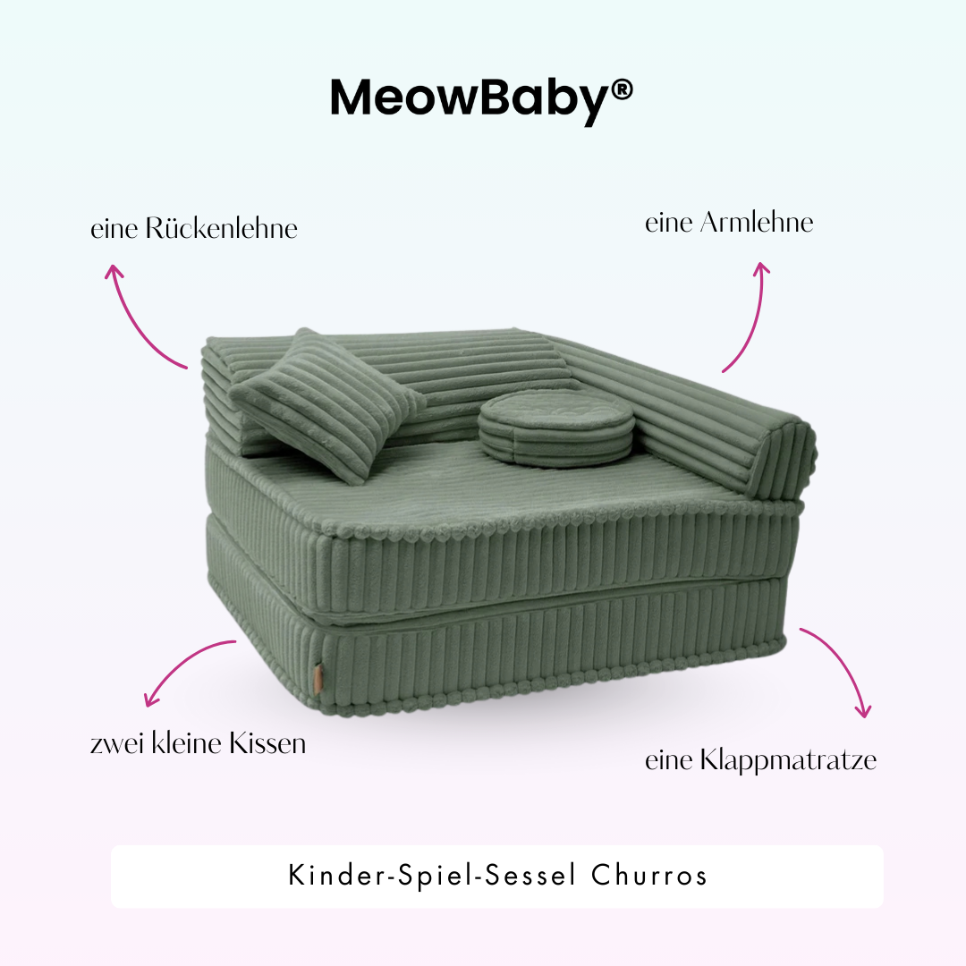 Meowbaby Kinder-Spiel-Sessel Churros