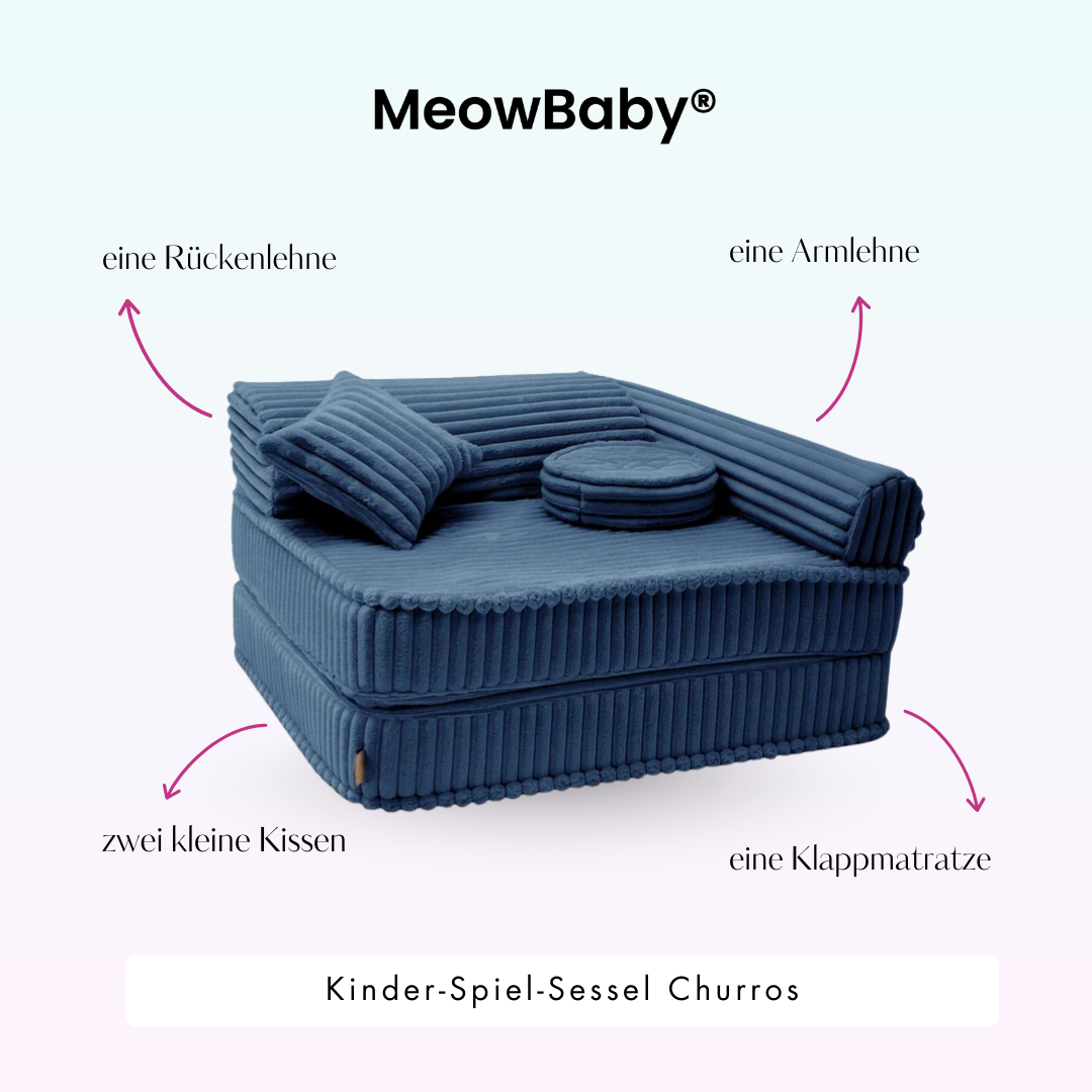 Meowbaby Kinder-Spiel-Sessel Churros
