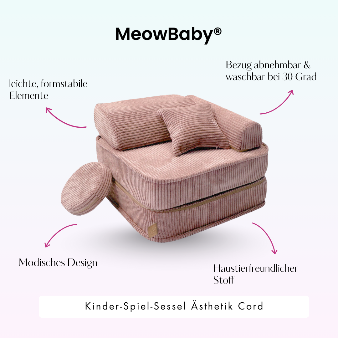 Meowbaby Kinder-Spiel-Sessel Ästhetik