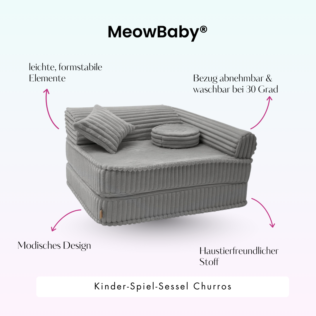 Meowbaby Kinder-Spiel-Sessel Churros