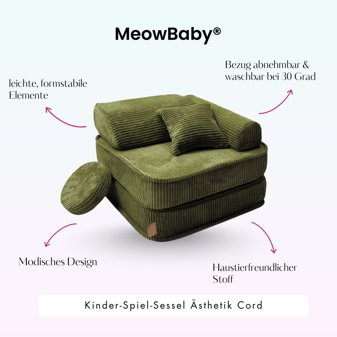 Meowbaby Kinder-Spiel-Sessel Ästhetik