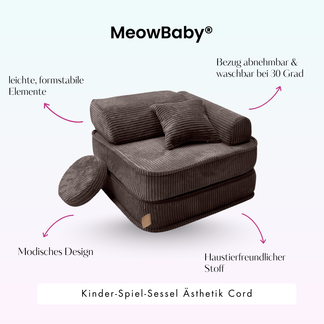 Meowbaby Kinder-Spiel-Sessel Ästhetik