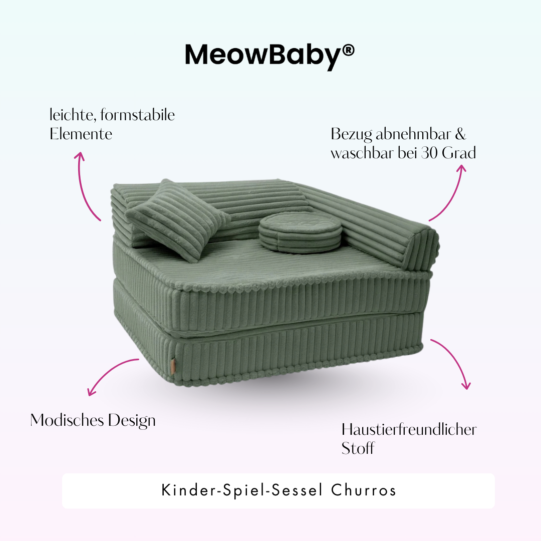 Meowbaby Kinder-Spiel-Sessel Churros