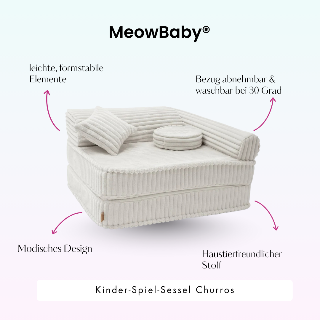 Meowbaby Kinder-Spiel-Sessel Churros