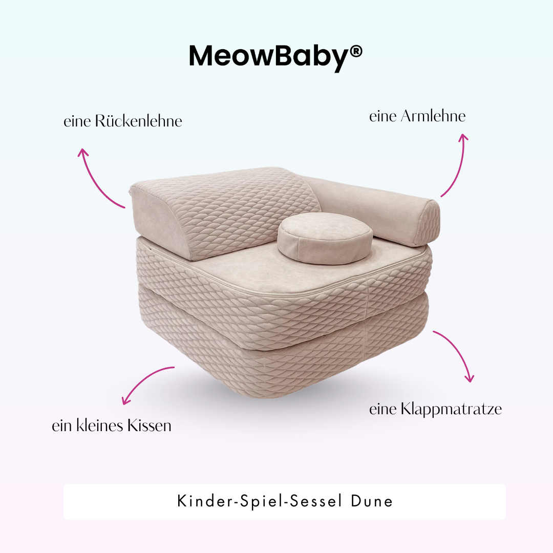 Meowbaby Kinder-Spiel-Sessel Dune