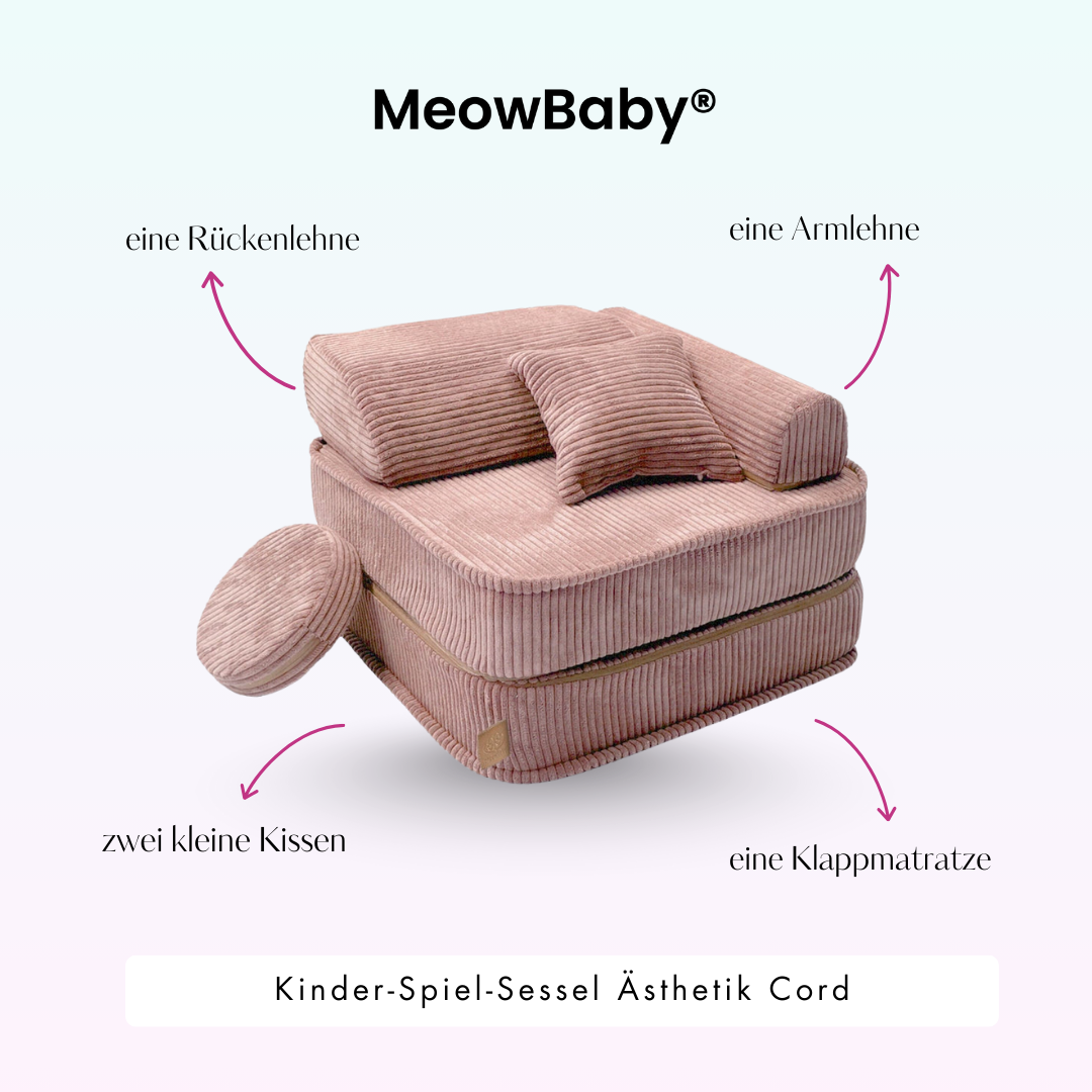 Meowbaby Kinder-Spiel-Sessel Ästhetik