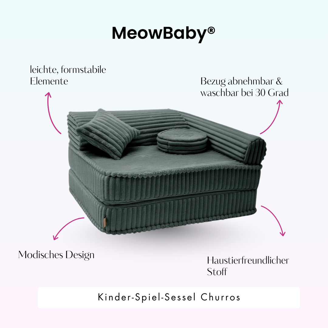 Meowbaby Kinder-Spiel-Sessel Churros