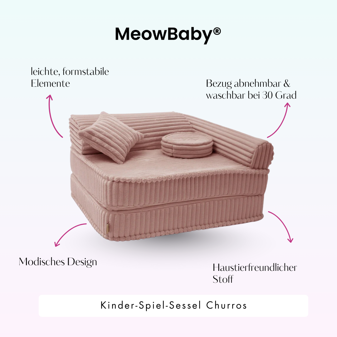 Meowbaby Kinder-Spiel-Sessel Churros