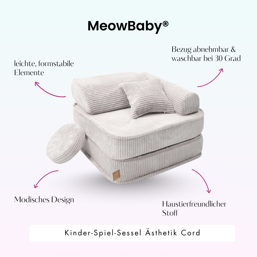 Meowbaby Kinder-Spiel-Sessel Ästhetik