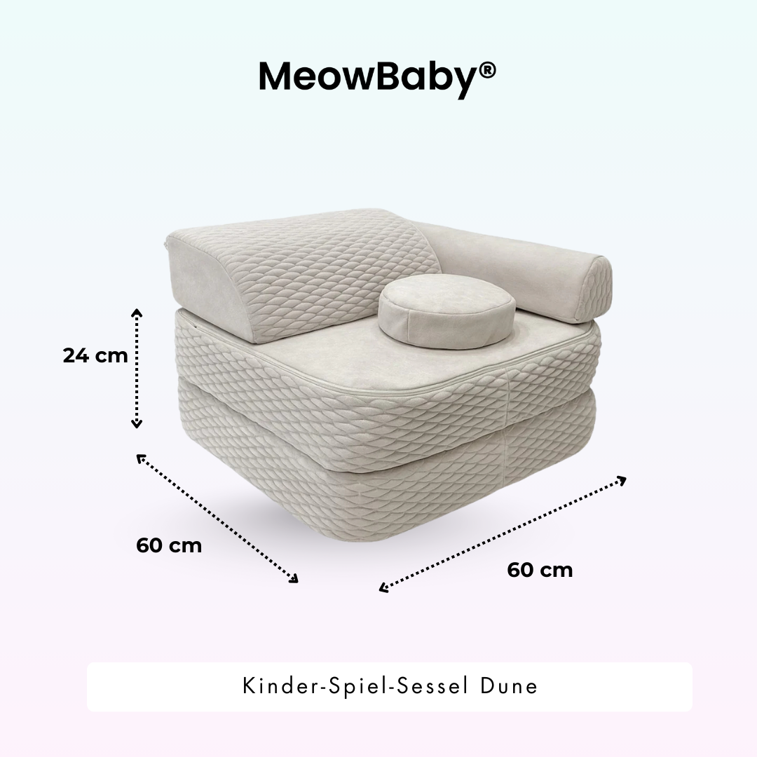 Meowbaby Kinder-Spiel-Sessel Dune