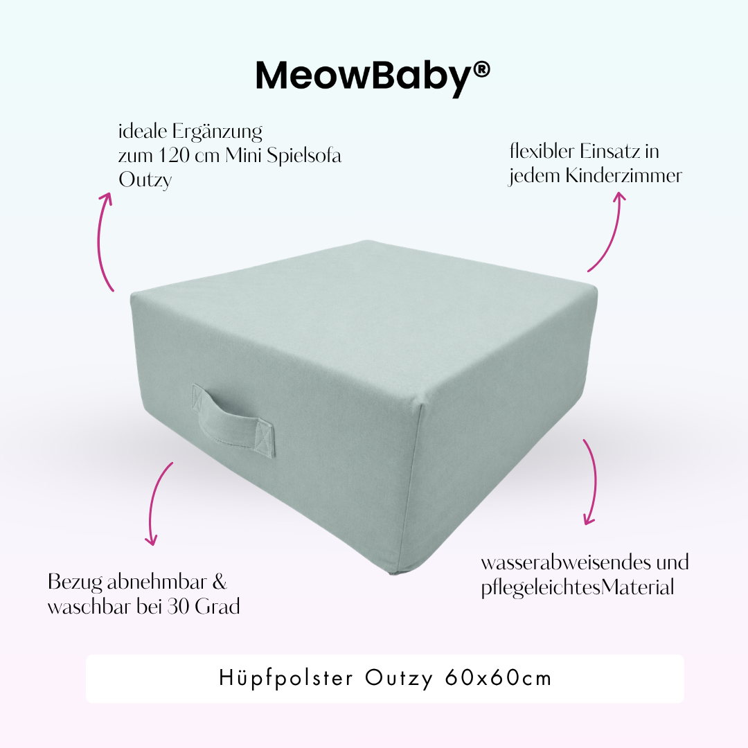 MeowBaby Hüpfpolster Outzy - 60x60 cm