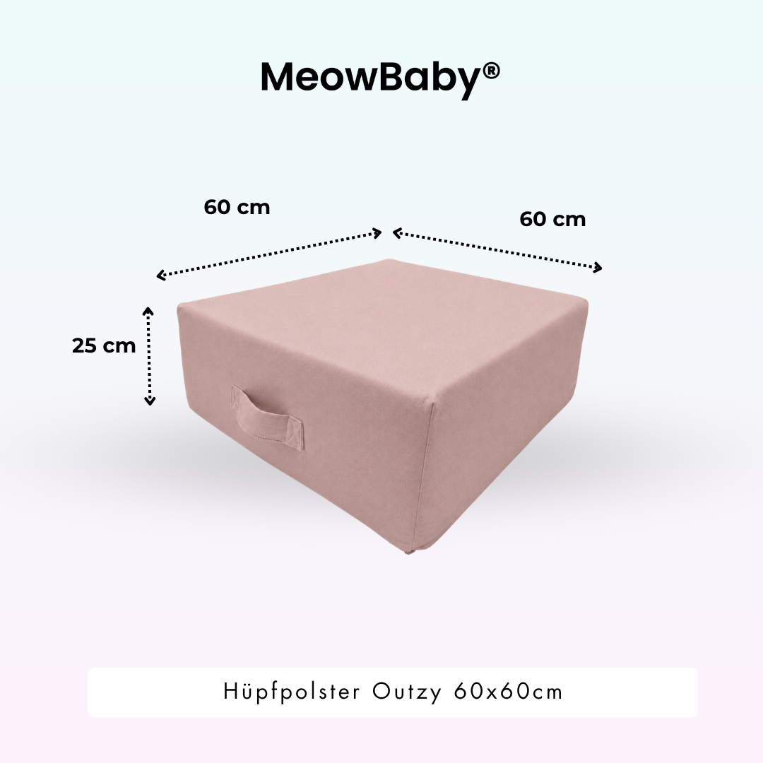 MeowBaby Hüpfpolster Outzy - 60x60 cm