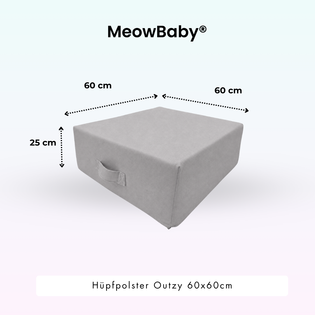MeowBaby Hüpfpolster Outzy - 60x60 cm