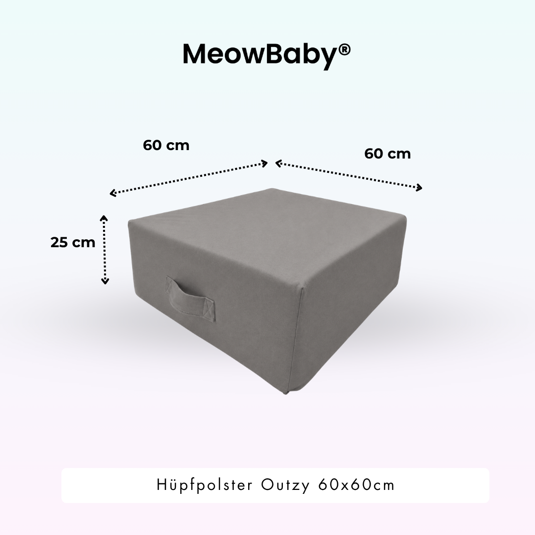 MeowBaby Hüpfpolster Outzy - 60x60 cm