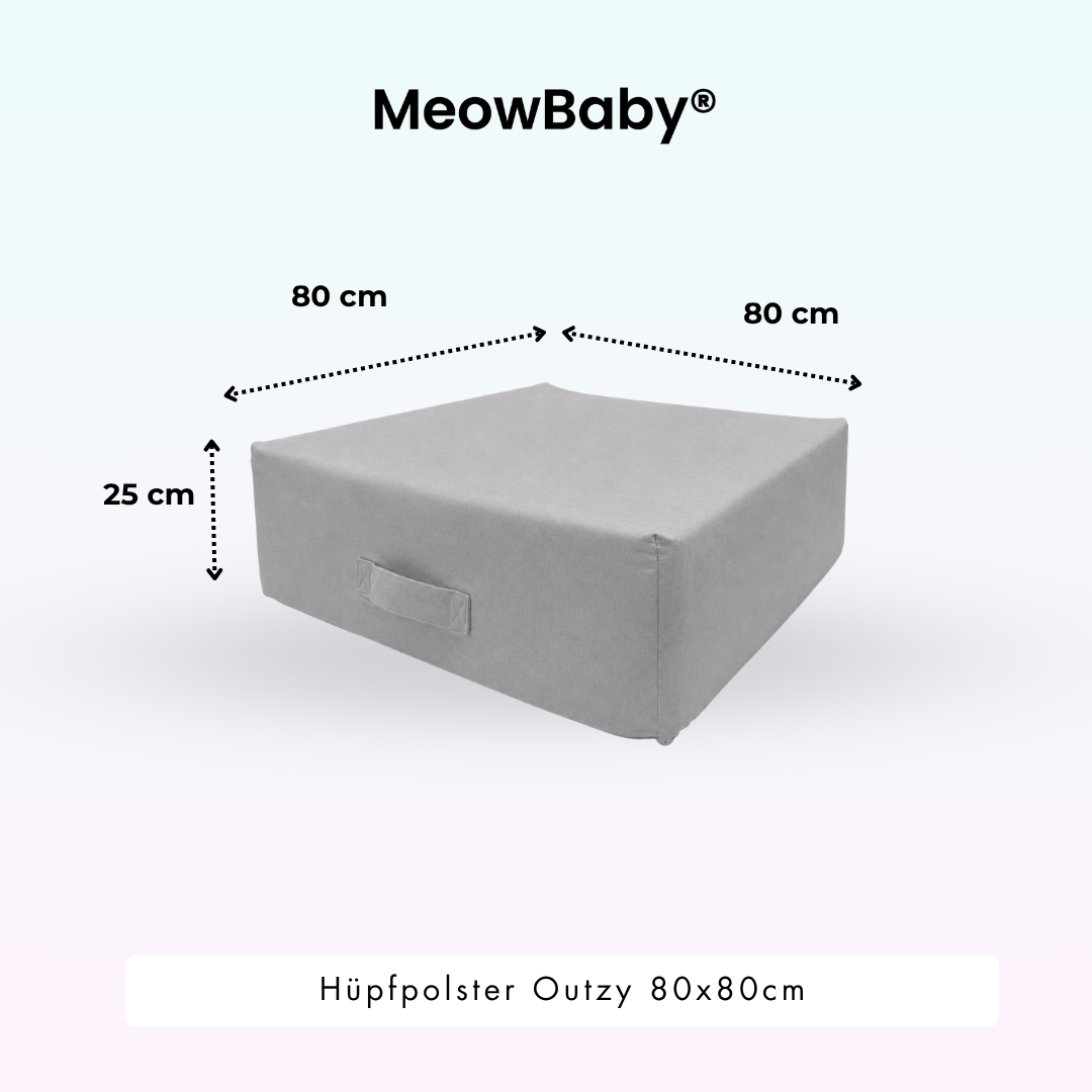 MeowBaby Hüpfpolster Outzy - 80x80cm