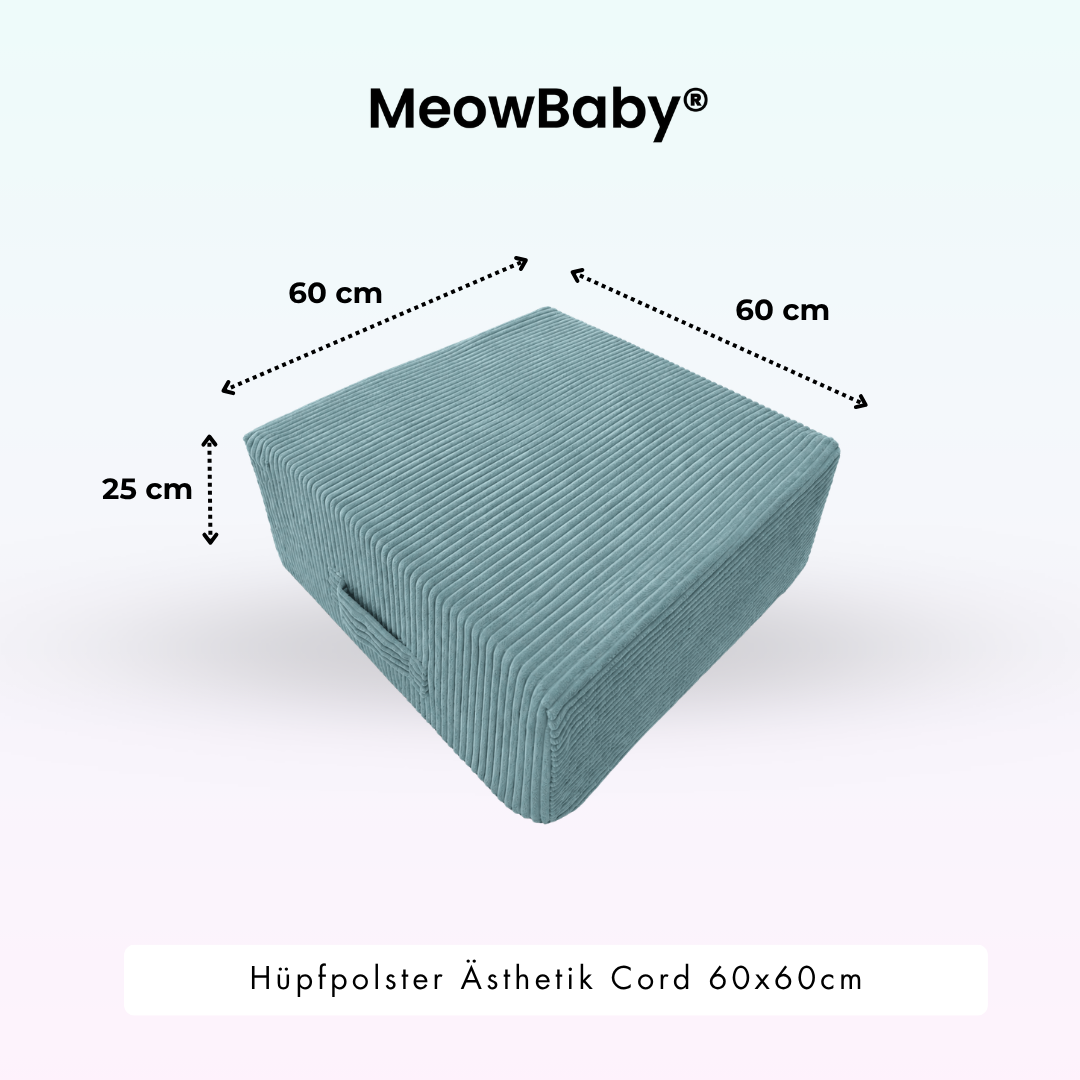 MeowBaby Hüpfpolster Ästhetik - 60x60cm