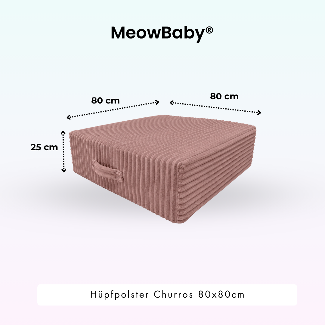 MeowBaby Hüpfpolster Churros - 60x60cm