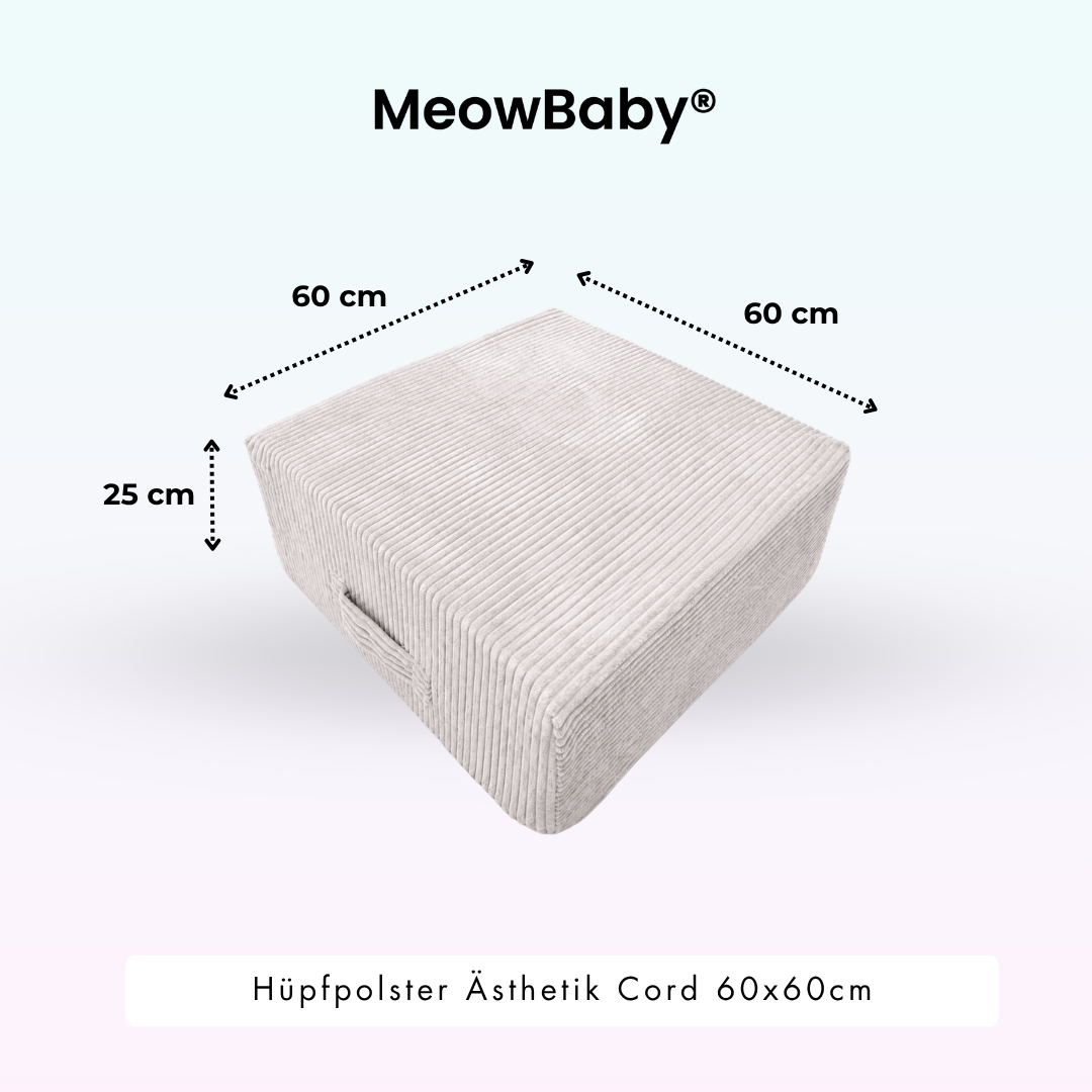 MeowBaby Hüpfpolster Ästhetik - 60x60cm