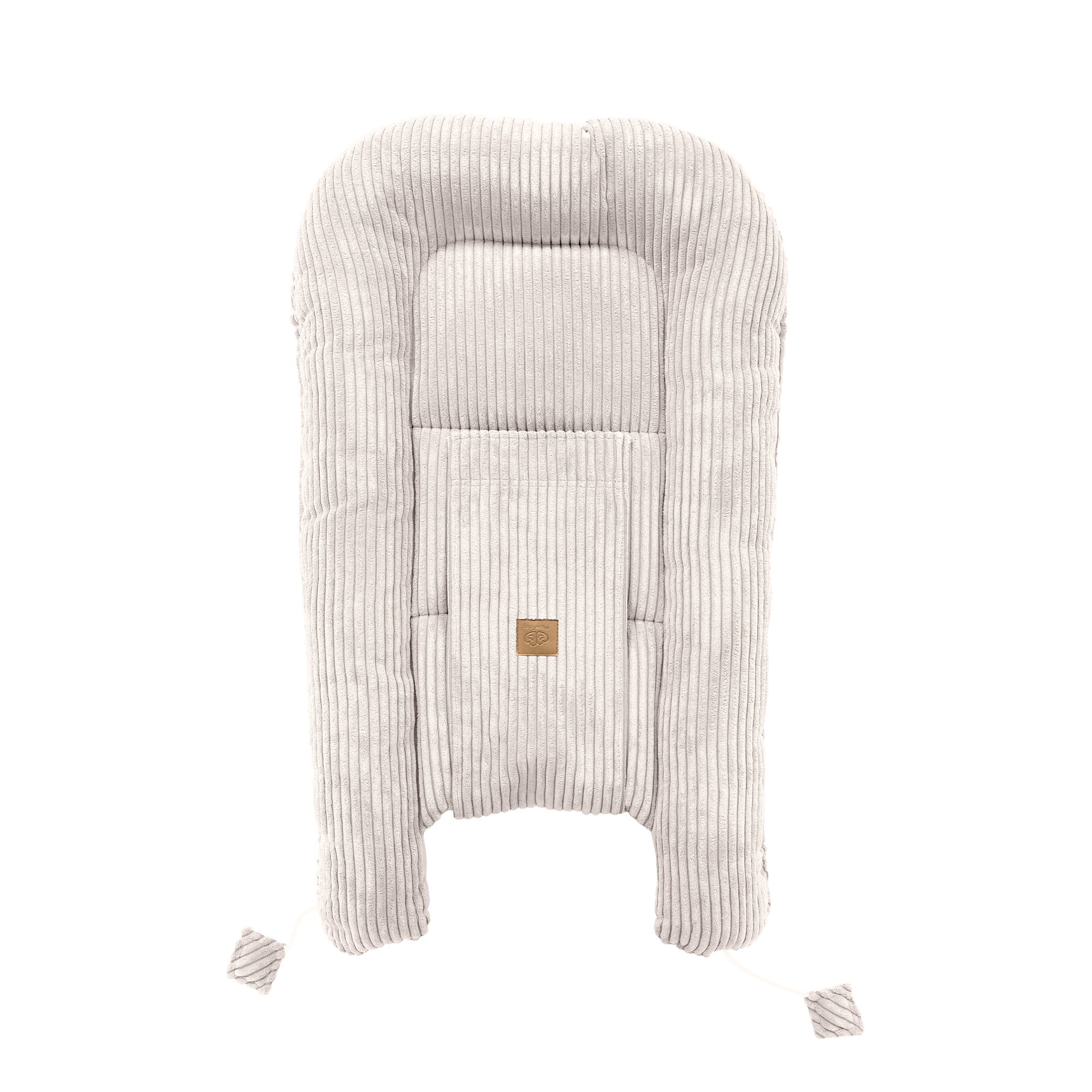MeowBaby Babynestchen Cord für Neugeborene - Ästhetik ecru/beige