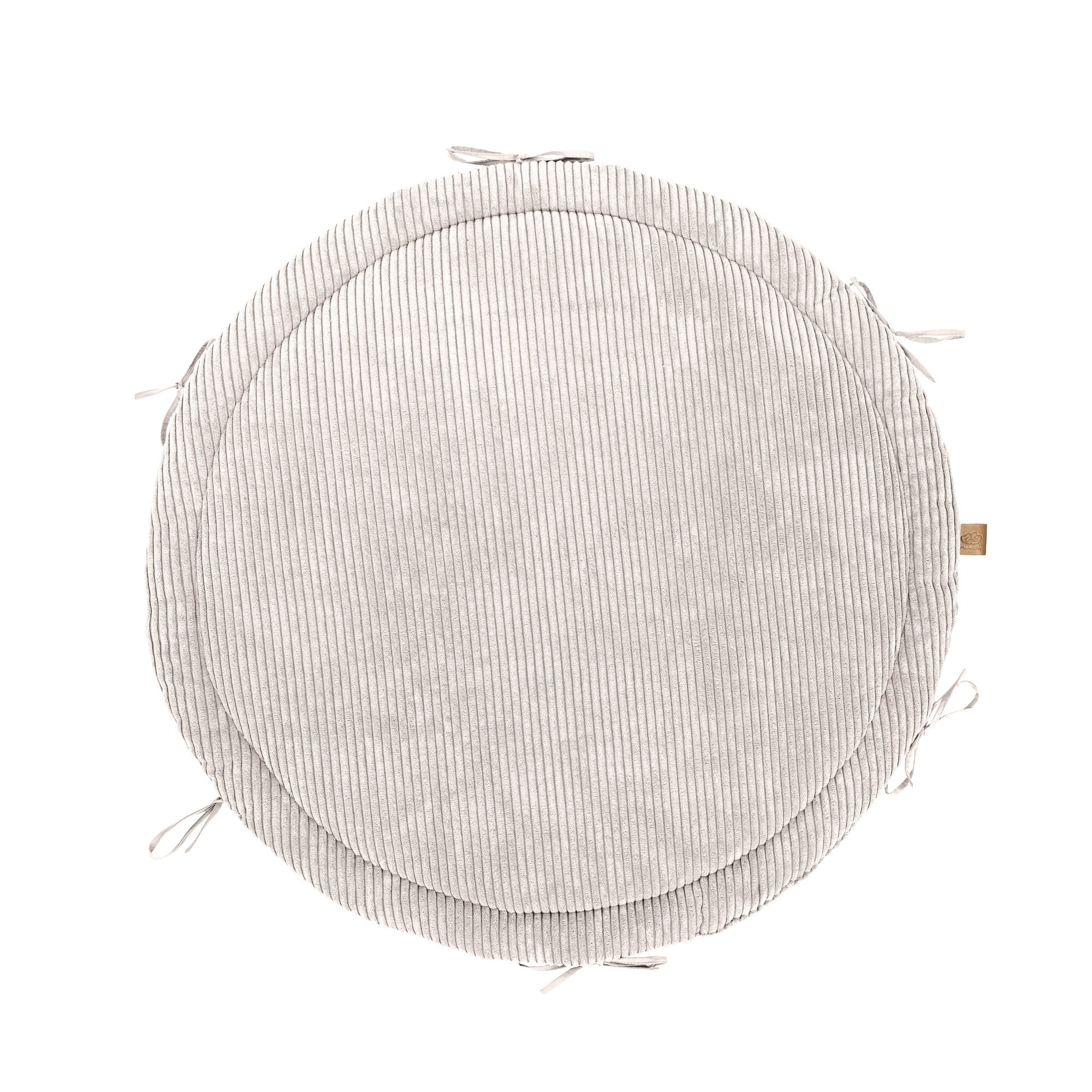 MeowBaby Babynestchen Cord mit Spielmatte & Bettumrandung – Ästhetik ecru/beige