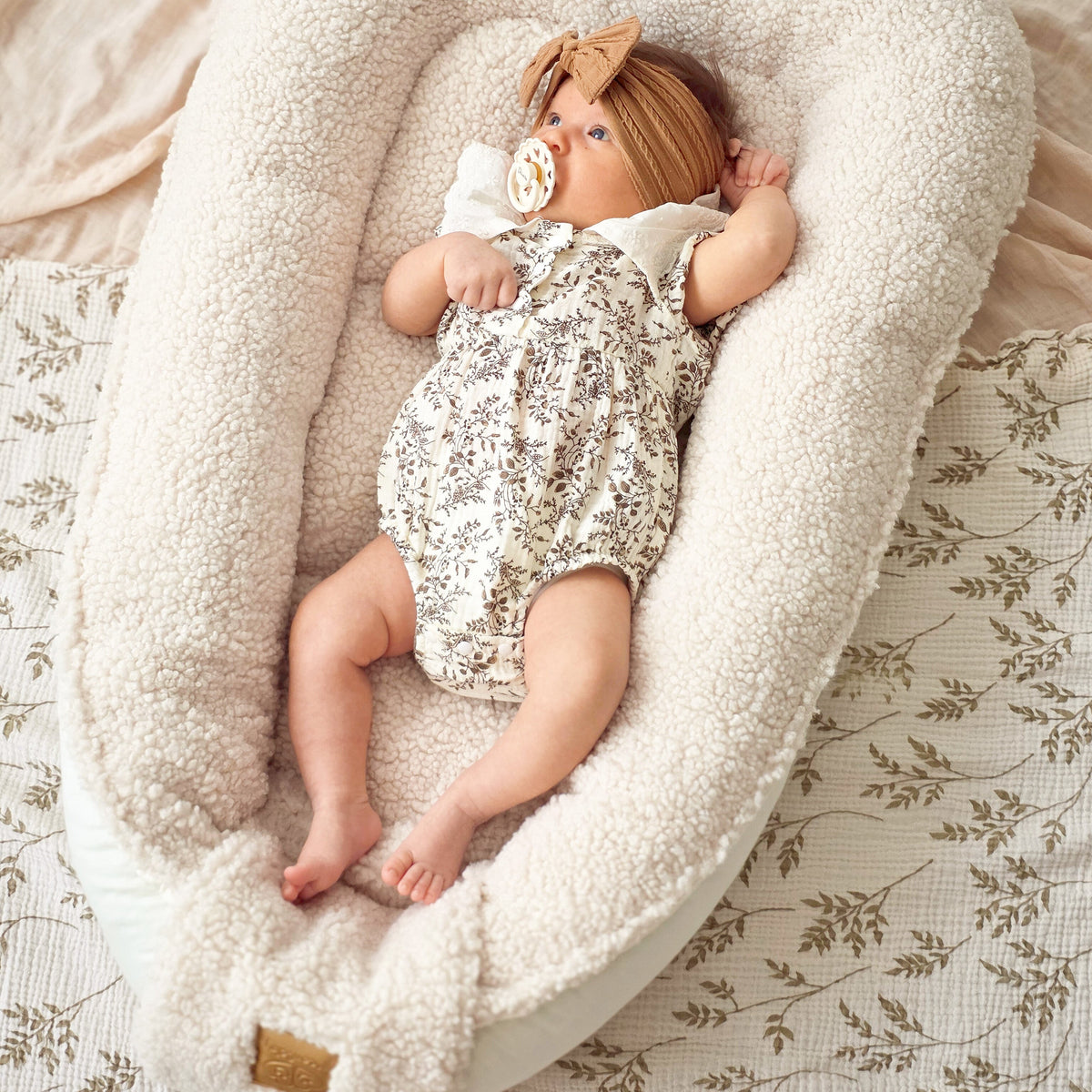MeowBaby Babynestchen für Neugeborene Bearly